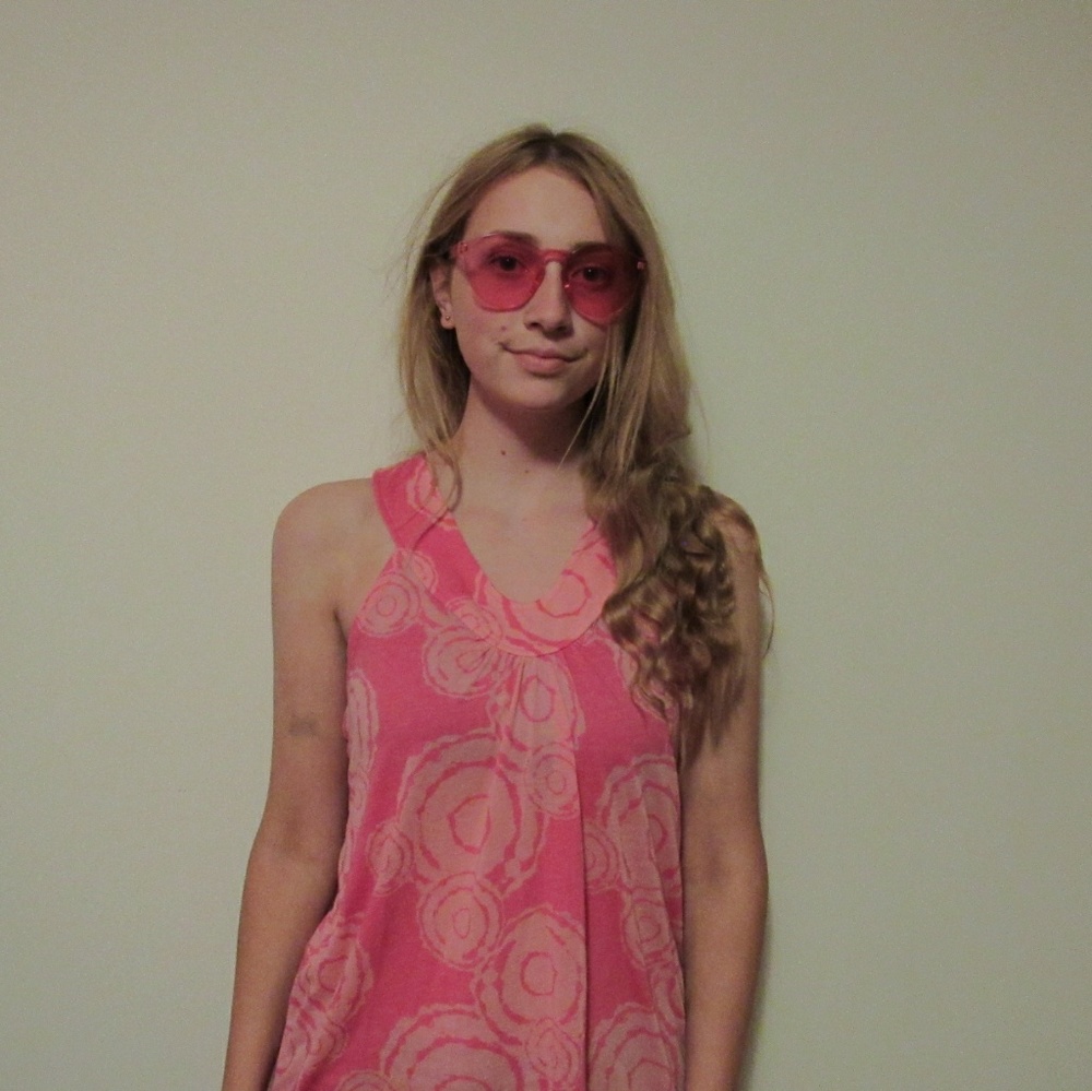 Pink Patterned Top
